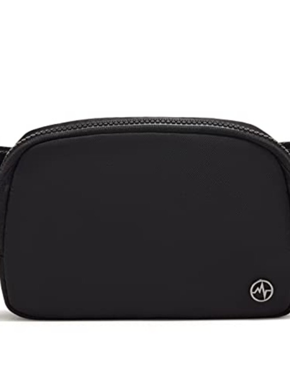 Nylon Double Zipper Fanny Pack Everywhere Belt Bag Waist Pack 1L